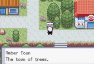Amber Town has trees