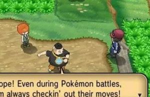 Pokemon battle scene