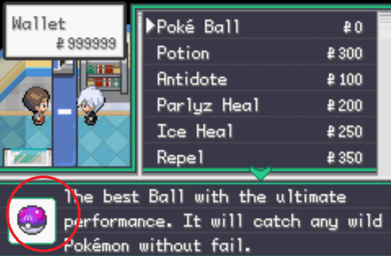 Pokemon Unbound Master Ball Cheat Code