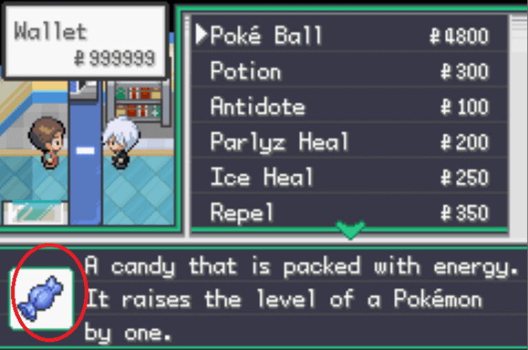 Pokemon Unbound Rare Candy Cheat Code